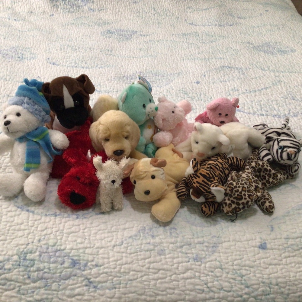 Lot of stuffed animals.